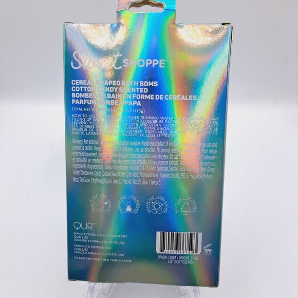 Fluffy Pebbles Pastel Cotton Candy Scented Novelty Bath Bombs - Picture 4 of 6